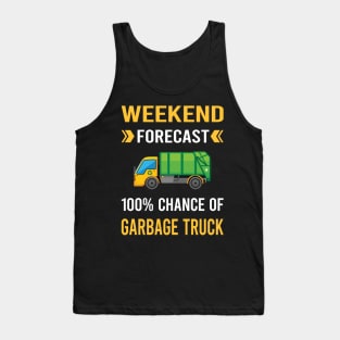 Weekend Forecast Garbage Truck Trucks Tank Top